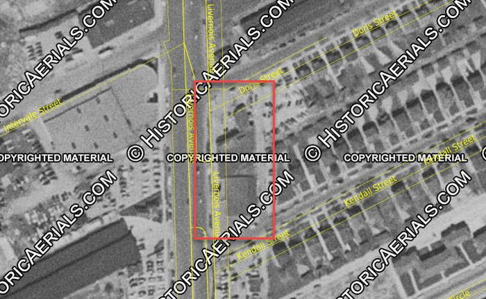 Floyd Rice Ford - 1951 Aerial (newer photo)